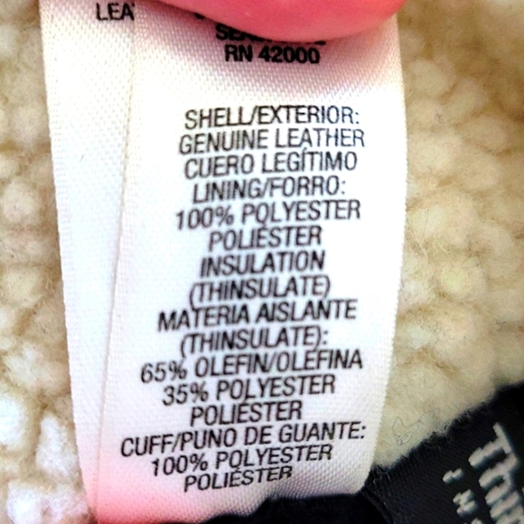 Jaclyn Smith Brown Leather Gloves - Picture 5 of 6